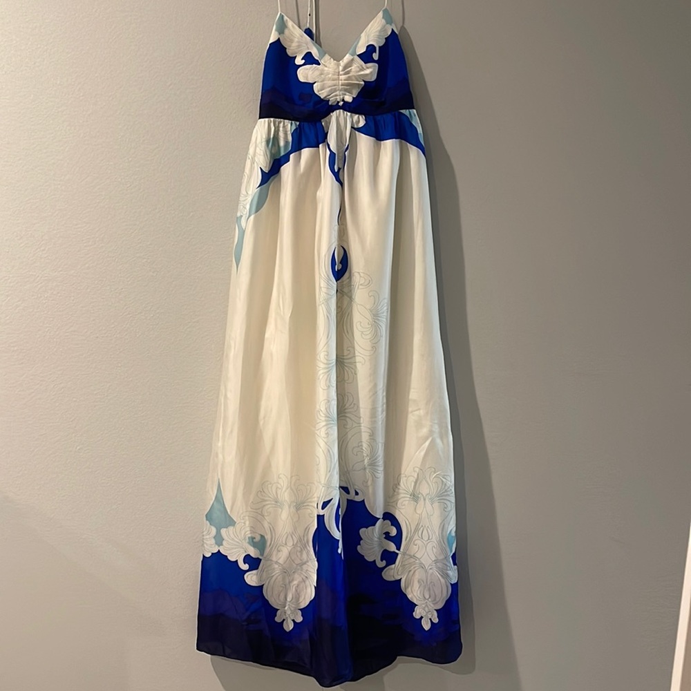 Lia Kes silk halter dress